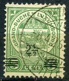 [Stamps of 1906-19 Surcharged with New Value and Bars in Black or Red, Tüüp M]