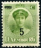 [Grand Duchess Charlotte - Surcharged, type AD]