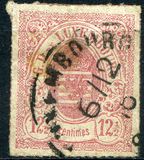 [Coat of Arms - Colored Rouletted Perforation, type D8]