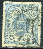 [Coat of Arms - Colored Rouletted Perforation, type D11]