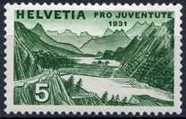 [Pro Juventute - Landscapes - Alexander Vinet, type JH]