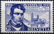 [Pro Juventute - Landscapes - Alexander Vinet, type JK]