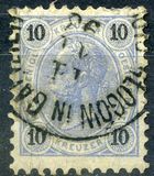 [Emperor Franz Josef I, 1830-1916 - Granite Paper. Numerals in Black, type N4]
