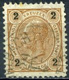 [Emperor Franz Josef I, 1830-1916 - Granite Paper. Numerals in Black, type N1]
