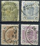 [Emperor Franz Josef I, 1830-1916 - Black Numerals on White Background, type P]