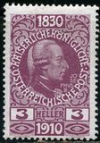 [The 80th Anniversary of the Birth of Emperor Franz Josef I - With Enlarged Year Labels Top and Bottom, type X1]