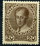 [The 60th Anniversary of the Reign of Emperor Franz Josef II. Normal Paper without Varnish Bars, type AI2]