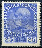 [The 60th Anniversary of the Reign of Emperor Franz Josef II. Normal Paper without Varnish Bars, type Y8]