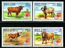 [International Stamp Exhibition "HONG KONG '97" - Hong Kong - Chinese New Year (Year of the Ox) - Cattle Breeds, тып ZH]