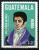 [Airmail - The 200th Anniversary of the Birth of Jose Cecilio del Valle, Patriot, 1780-1834, jenis AFK]