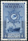 [Airmail - The 1st Anniversary of Greater Colombia Merchant Marine - Freighter "Republica de Venezuela", type SC14]