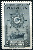 [Airmail - The 1st Anniversary of Greater Colombia Merchant Marine - Freighter "Republica de Venezuela", type SC12]