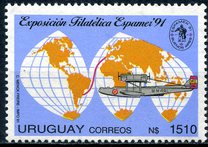 [Spain-Latin America Stamp Exhibition "Espamer '91" - Buenos Aires, Argentina, type YRU]