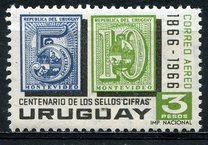 [Airmail - The 100th Anniversary of the "Numeral" Stamps of 1866, tipas SU]