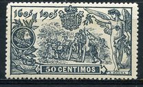 [The 300th Anniversary of Don Quijote - Control Number on Backside, type BA]