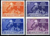 [The 75th Anniversary of U.P.U. - French Version, type P4]
