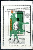 [Airmail - World Volleyball Championships, Montevideo - Issue of 1967 Overprinted "CAMPONATO MUNDIAL DE VOLEIBOL MONTEVIDEO ABRIL DE 1969 CAMPEONATO MUNDIAL VOLEIBOL CHILE BRASIL VENEZUELA REP. D ALEMANA UNION SOVIETICA JAPON CHECOS LOVAQUIA TUNEZ MEXICO EE UU. CUBA URUGUAY U R U G U A Y 1969", tip VA]