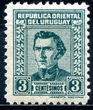 [General Jose Artigas - With Imprint "IMPRENTA NACIONAL" Bottom Right, tegund IW6]