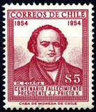 [Centenario de la muerte del presidente de la república José Joaquín Prieto, 1.786 - 1.854, tipo IU]