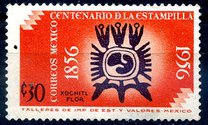 [The 100th Anniversary of Mexican Stamps, type AIU]