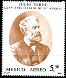 [Airmail - The 75th Anniversary of the Death of Jules Verne, 1828-1905, 類型 BHG]