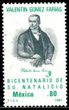 [The 200th Anniversary of the Birth of Valentin Gomez Farias, 1781-1858, tip BIK]
