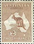 [Definitive Issues - Kangaroo and Map, type A10]