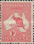 [Definitive Issues - Kangaroo and Map, type A1]