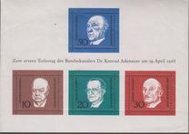 [The Memorial Edition of Konrad Adenauer, වර්ගය NI]
