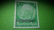 [German Empire Psostage Stamps Overprinted "Lothringen", type A2]