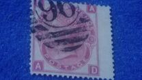 [Queen Victoria - Large White Control Letters in Corners, Tüüp K1]