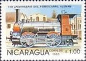 [The 100th Anniversary of Nicaraguan Railroads - The 150th Anniversary of German Railroads, type BOS]