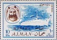 [Transport - Ajman Postage Stamps of 1967 Surcharged, type F8]