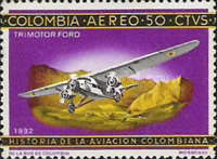 [Airmail - "History of Colombian Aviation", тип AES]