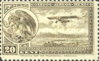 [Airmail - Coat of Arms & Plane, type ER2]