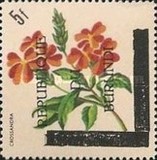 [Flowers Stamps of 1967 Overprinted "REPUBLIQUE DU BURUNDI" and Bar, jenis EV5]