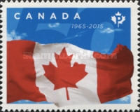 [The 50th Anniversary of the Canadian Flag, type DIC]