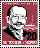 [The 100th Anniversary of the Birth of Albert Ballin, típus DC]