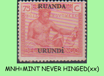 [Belgian Congo Postage Stamps Overprinted, Scrivi D3]