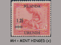 [Previously Issued Stamps Surcharged, típus E]