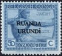[Belgian Congo Postage Stamps Overprinted "RUANDA - URUNDI", type A9]