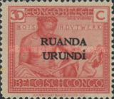 [Belgian Congo Postage Stamps Overprinted "RUANDA - URUNDI", type A6]