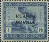 [Belgian Congo Postage Stamps Overprinted "RUANDA - URUNDI", प्रकार A14]