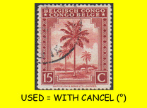 [Inscription: "BELGISCH CONGO - CONGO BELGE", प्रकार DC1]