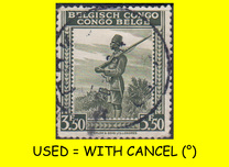 [Inscription: "BELGISCH CONGO - CONGO BELGE", प्रकार DF]