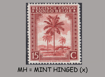 [Inscription: "BELGISCH CONGO - CONGO BELGE", प्रकार DC1]