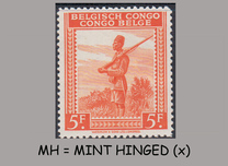 [Inscription: "BELGISCH CONGO - CONGO BELGE", प्रकार DF1]