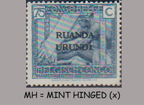 [Belgian Congo Postage Stamps Overprinted "RUANDA - URUNDI", प्रकार A12]