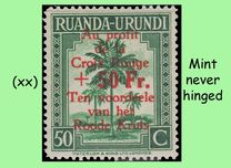 [Red Cross - Stamps of 1942-1943 Surcharged, प्रकार AM]