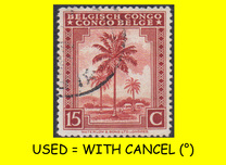 [Inscription: "BELGISCH CONGO - CONGO BELGE", ประเภท DC1]